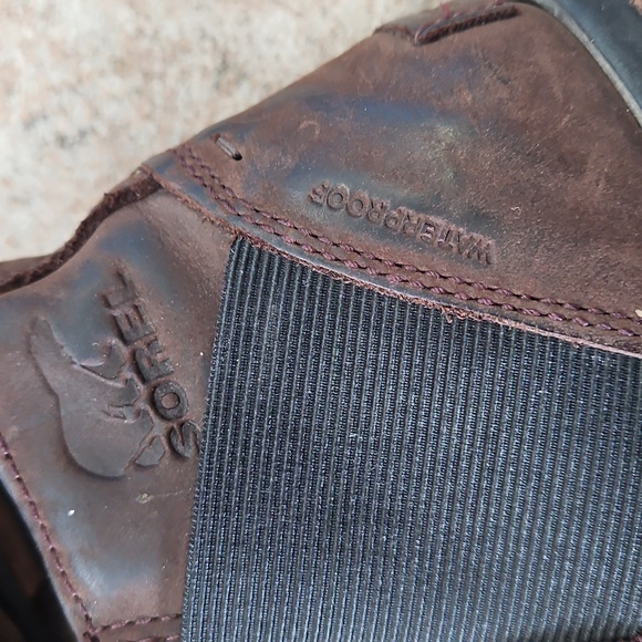Sorel Waterproof Leather Booties Size 8 For Women - Picture 6 of 9